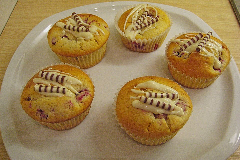 Himbeer - Frischkäse - Muffins