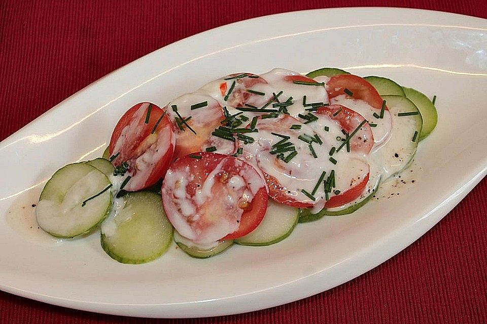 Tomaten - Gurken - Salat