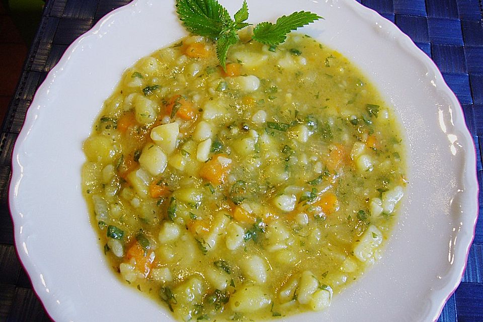 Brennnessel - Kartoffel - Suppe