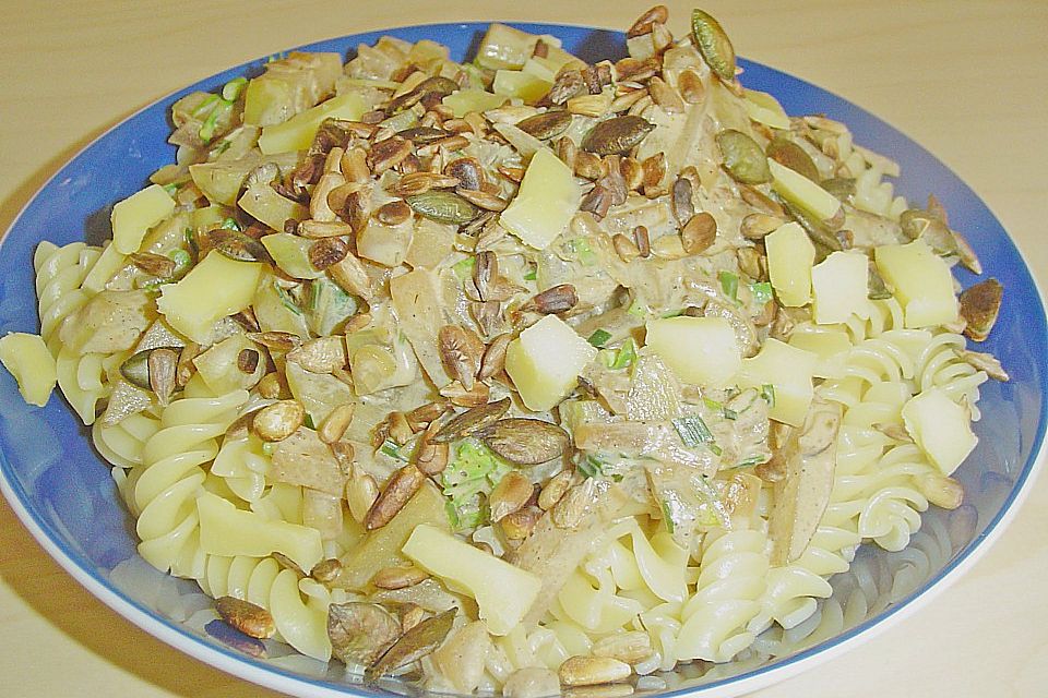 Kohlrabi - Nudel - Pfanne