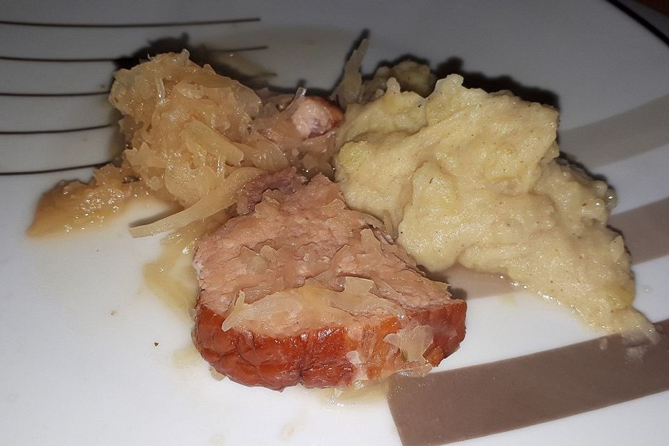 Kasseler mit Sauerkraut