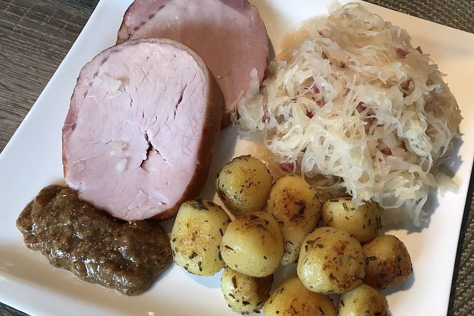 Kasseler mit Sauerkraut