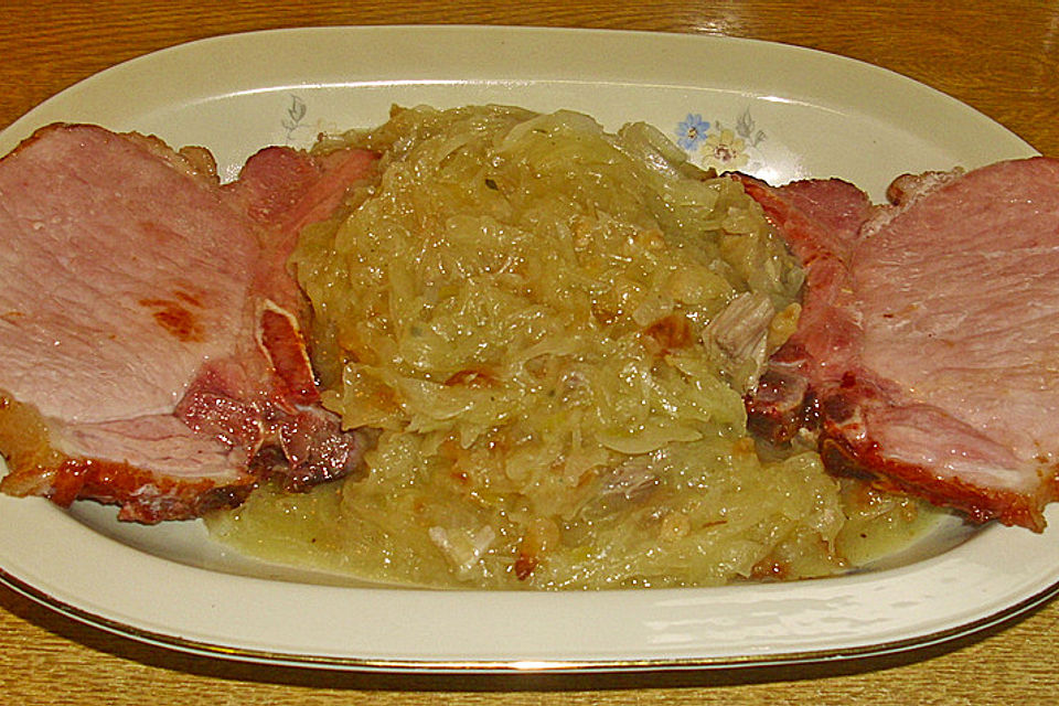 Kasseler mit Sauerkraut