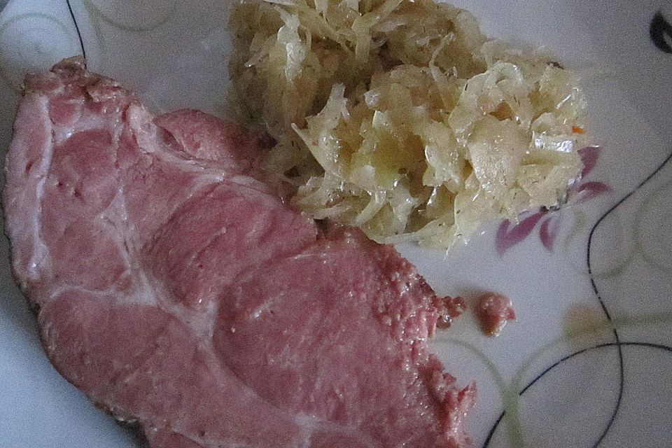 Kasseler mit Sauerkraut