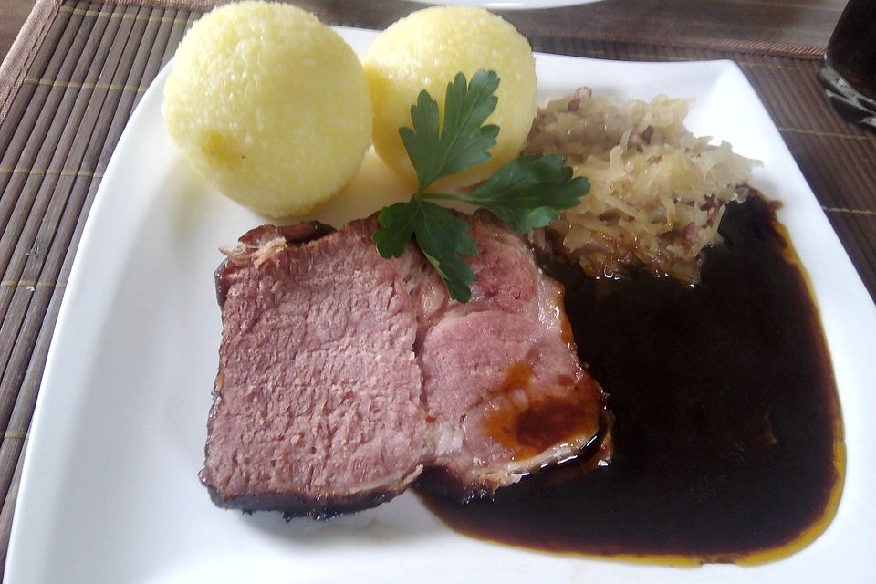 Kasseler mit Sauerkraut