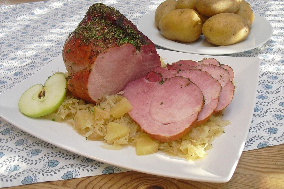 Kasseler mit Sauerkraut