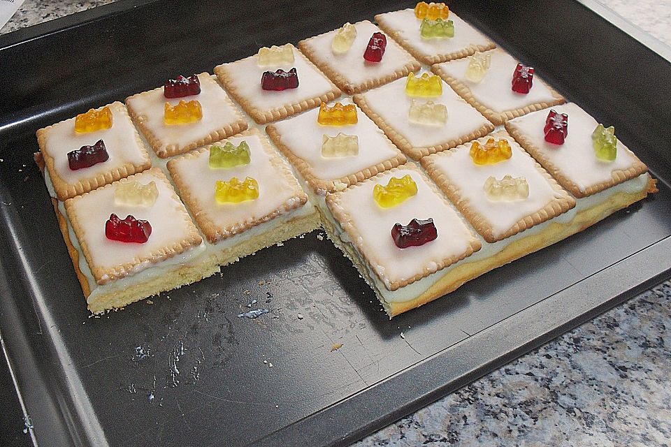 Zitronen - Butterkeks - Kuchen