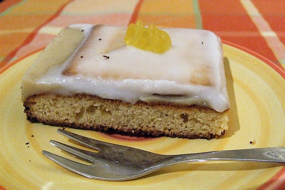 Zitronen - Butterkeks - Kuchen