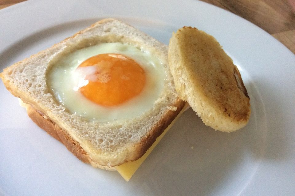 Egg in a basket