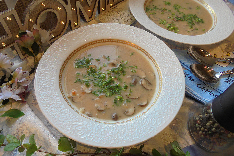 Champignonsuppe