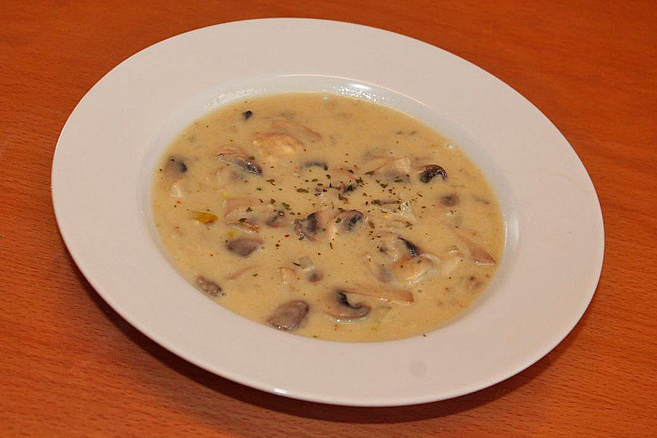 Champignonsuppe