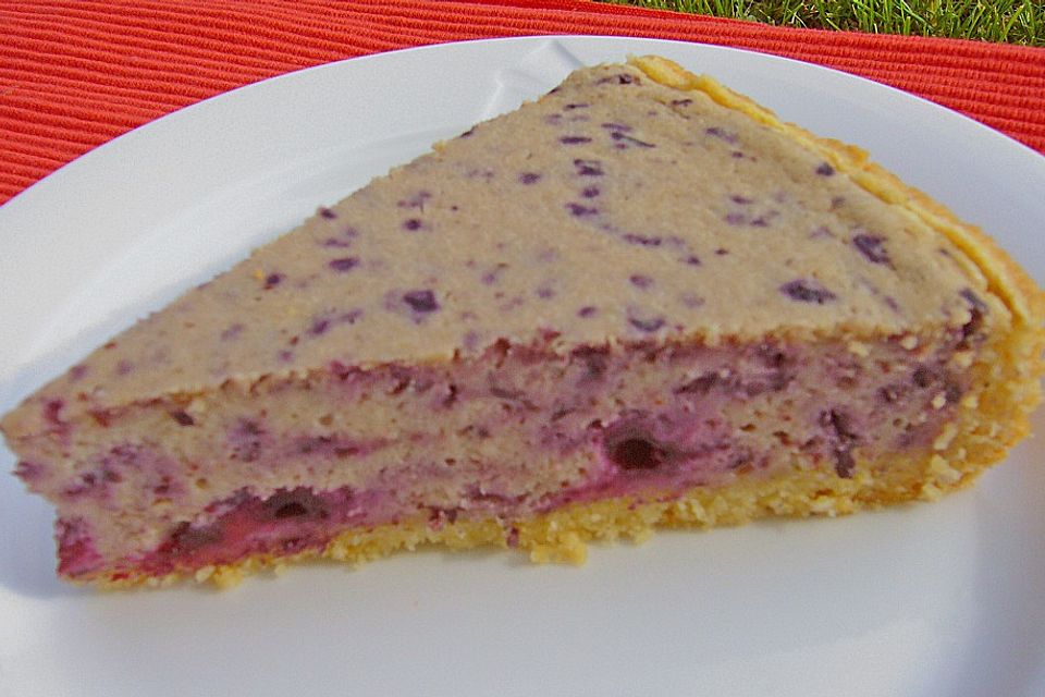 Blaubeerkuchen mit Kokosquark