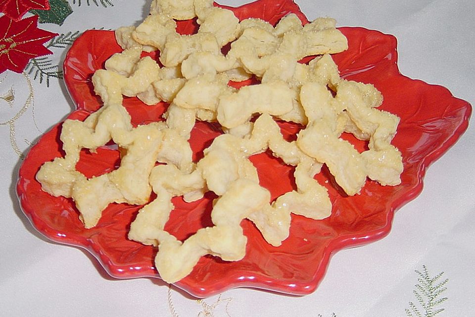 Sauerrahm - Kringel mit Hagelzucker