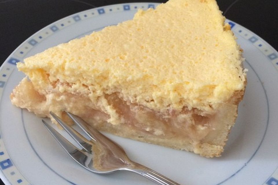 Pfirsichkuchen mit saftigem Guss