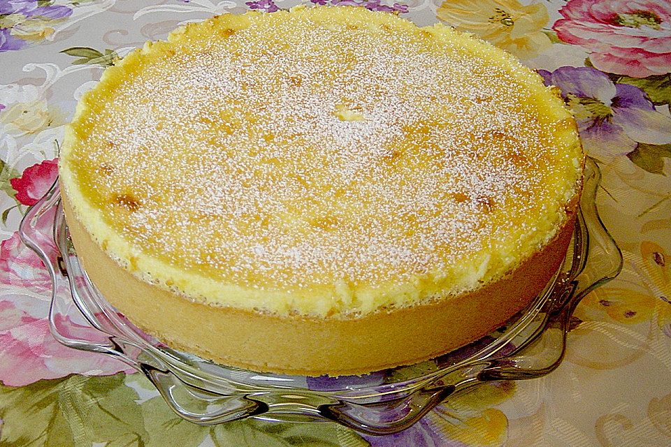 Pfirsichkuchen mit saftigem Guss