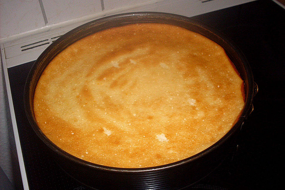 Pfirsichkuchen mit saftigem Guss