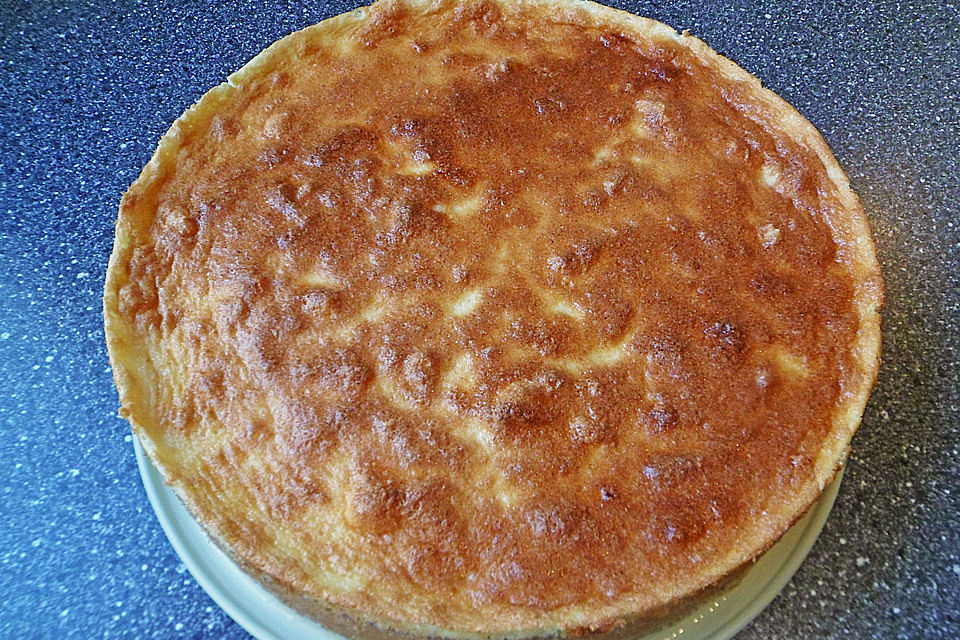 Pfirsichkuchen mit saftigem Guss