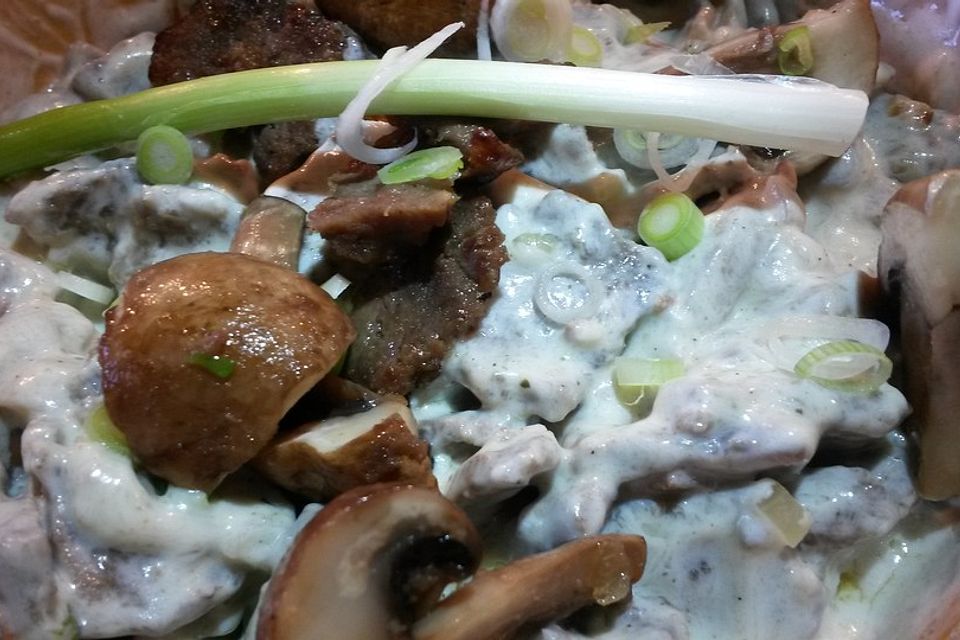 Gyrossalat mit Champignons