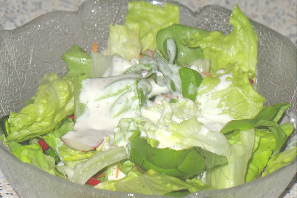 Joghurt - Knoblauch - Salatdressing