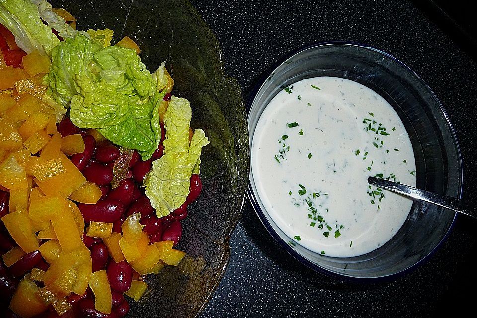 Joghurt - Knoblauch - Salatdressing