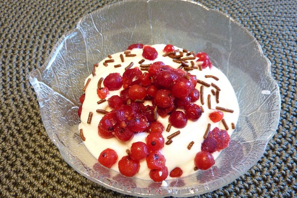 Mascarpone-Himbeerquark