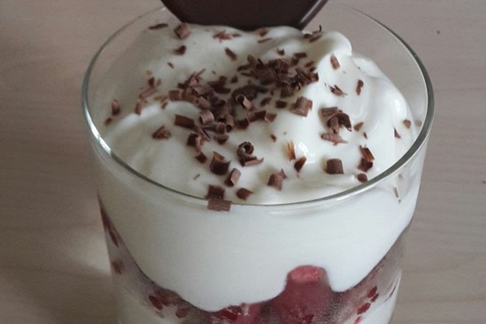 Mascarpone-Himbeerquark