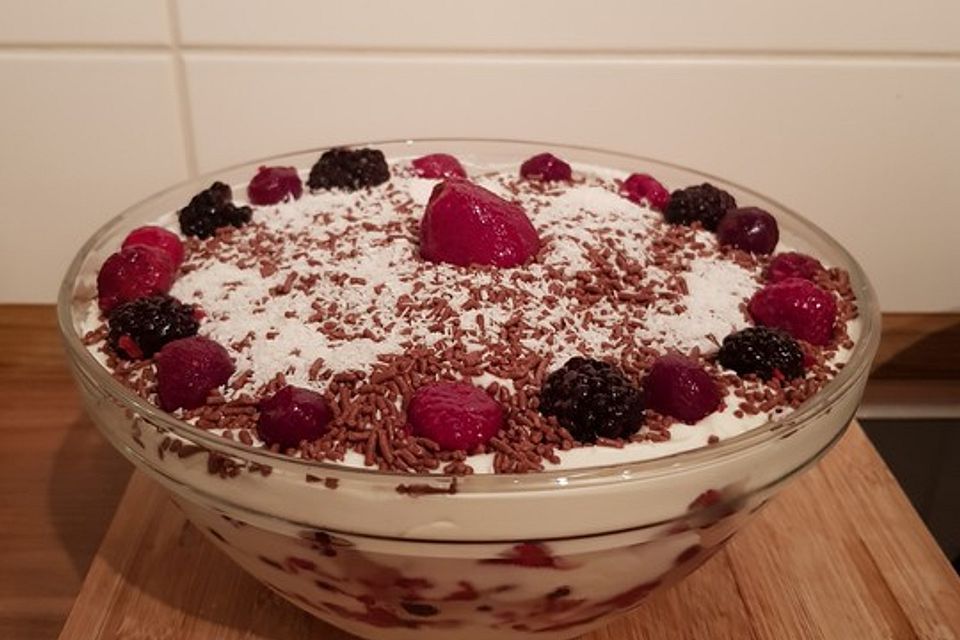 Mascarpone-Himbeerquark