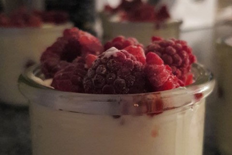 Mascarpone-Himbeerquark