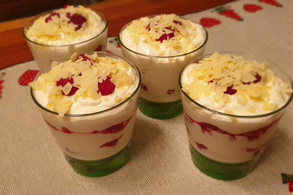 Mascarpone-Himbeerquark