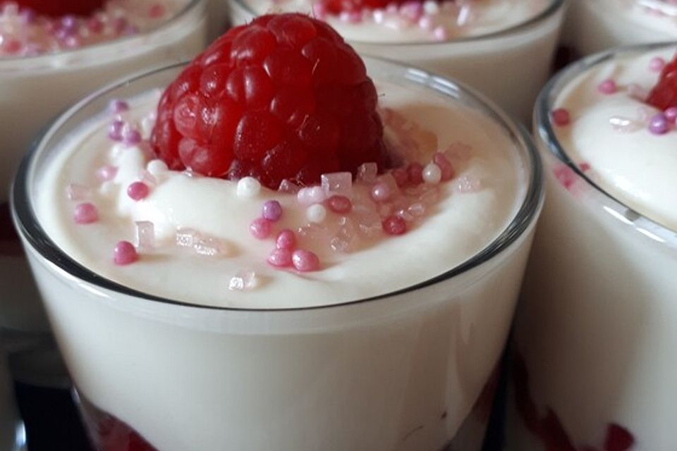 Mascarpone-Himbeerquark