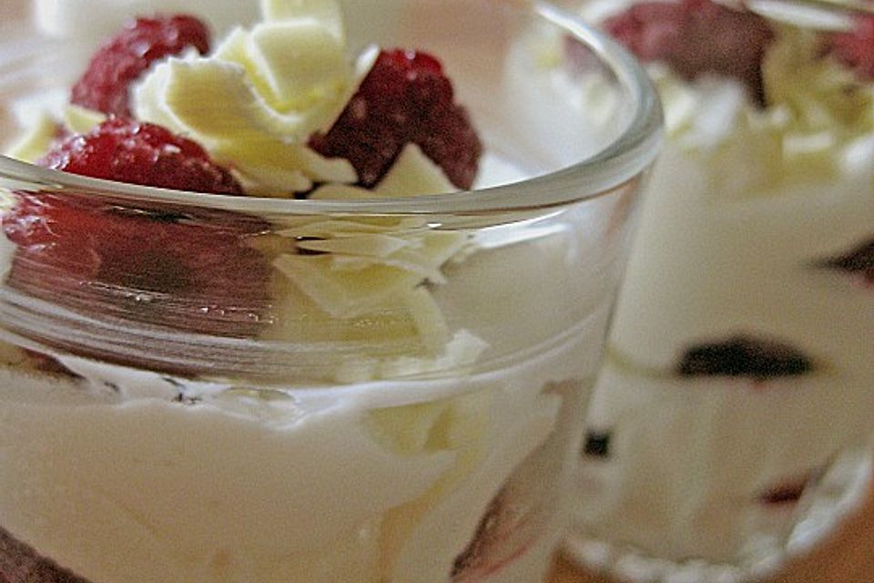 Mascarpone-Himbeerquark