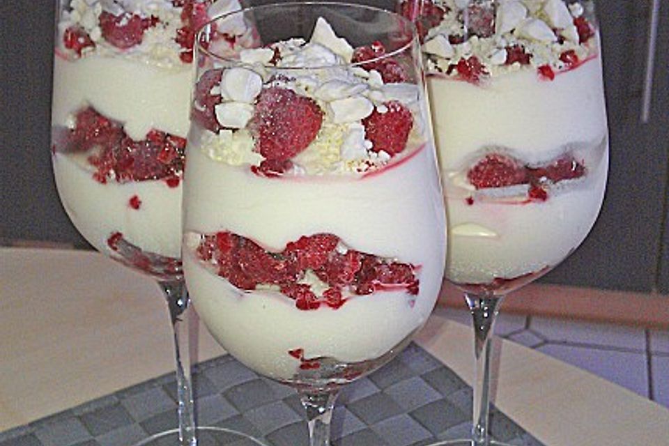 Mascarpone-Himbeerquark