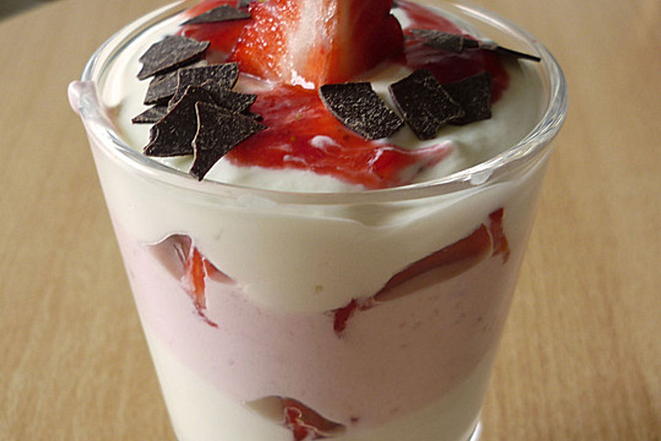 Mascarpone-Himbeerquark