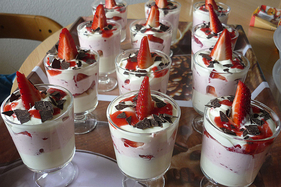 Mascarpone-Himbeerquark