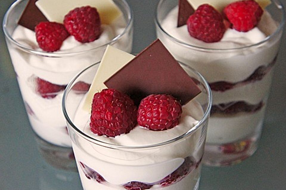 Mascarpone-Himbeerquark