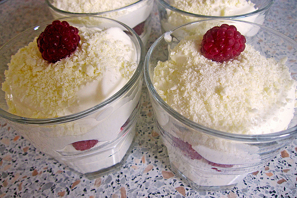 Mascarpone-Himbeerquark