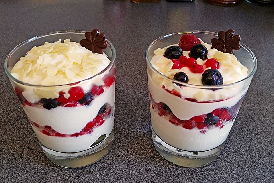 Mascarpone-Himbeerquark