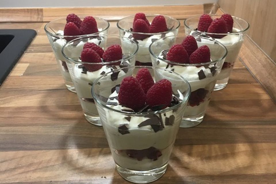 Mascarpone-Himbeerquark