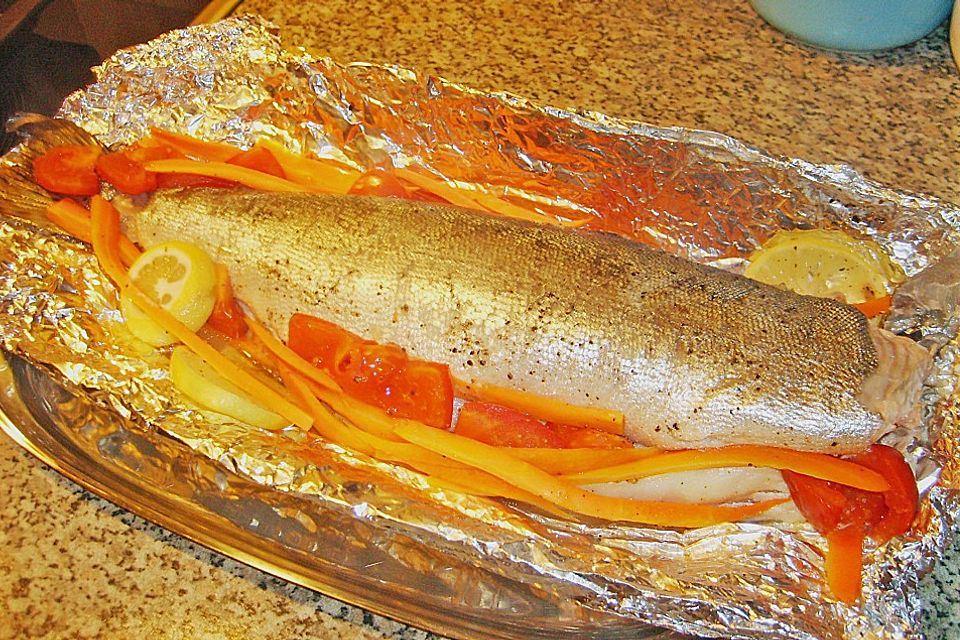 Wildlachs aus dem Ofen