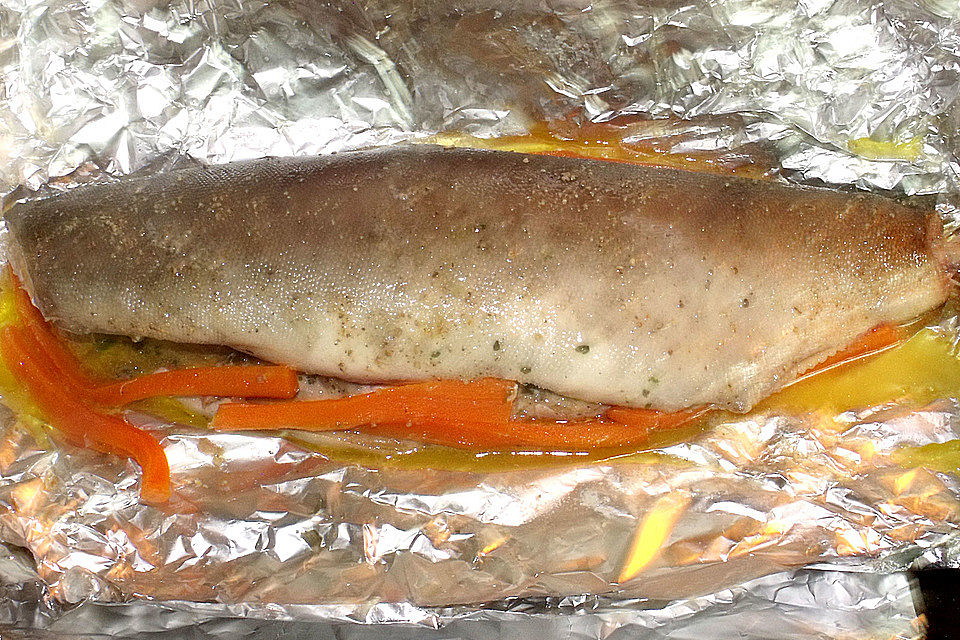 Wildlachs aus dem Ofen