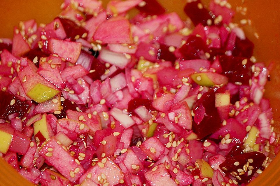 Rote Apfel - Beete