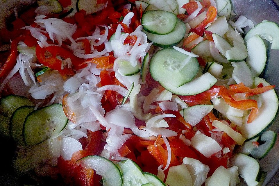 Zucchini - Salat