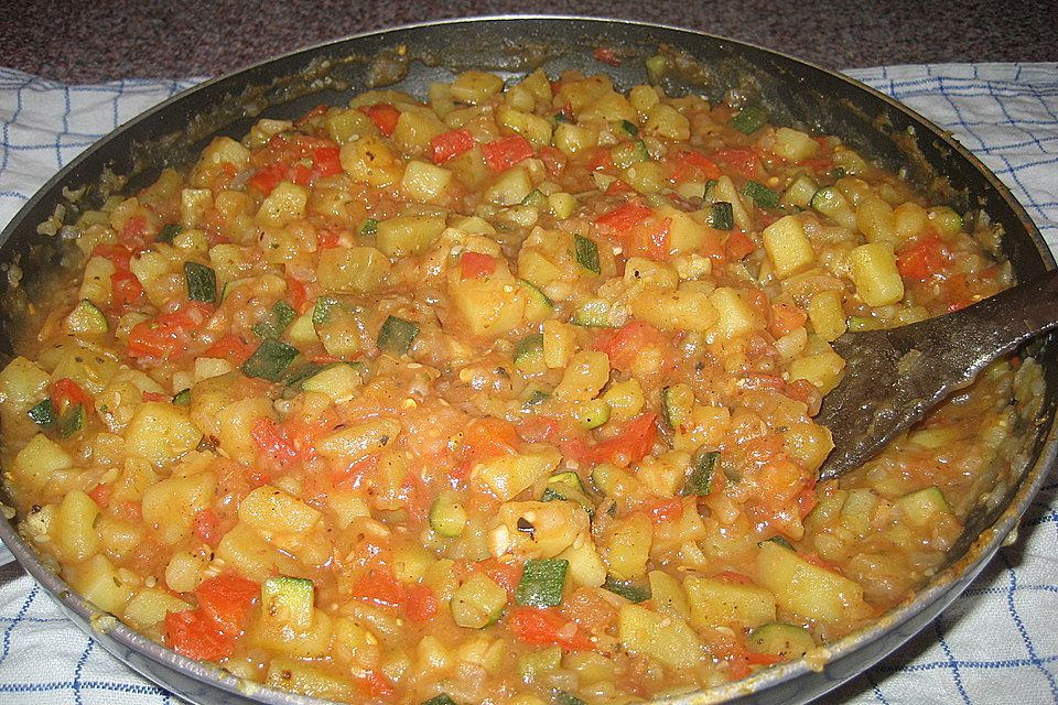 Mediterrane Kartoffelpfanne