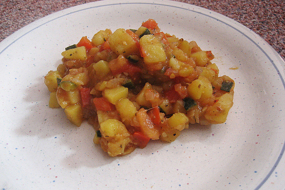 Mediterrane Kartoffelpfanne