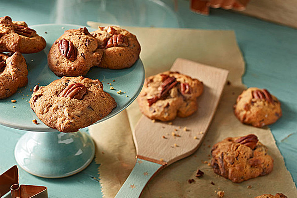 Pecannuss - Kaffee - Cookies