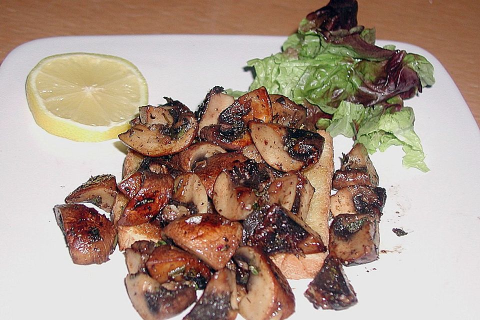 Champignon - Pfanne mediterran