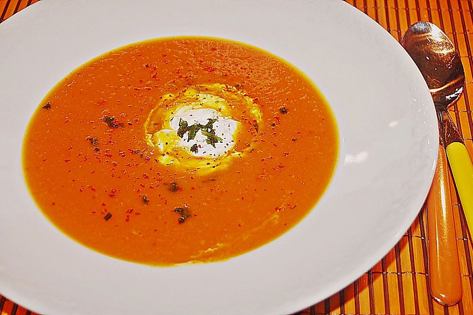 Möhren - Kürbis - Suppe