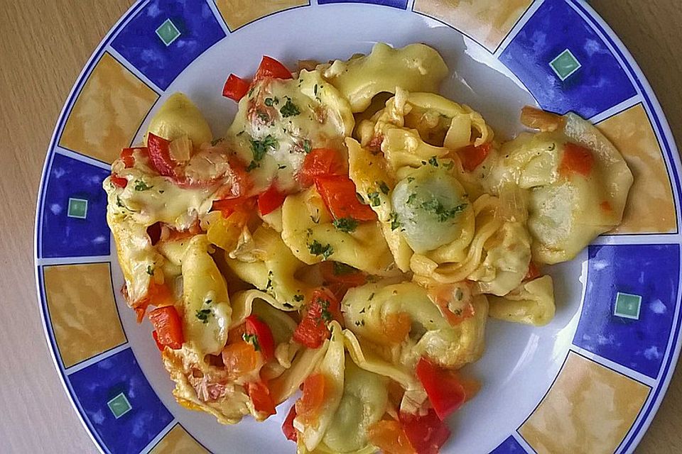 Paprika - Tortellini - Pfanne