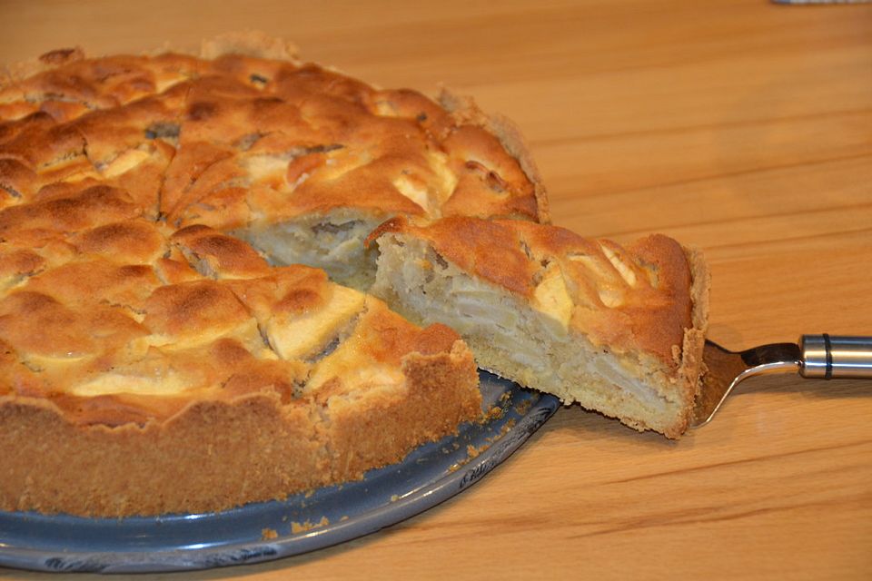 Apfel - Marzipankuchen