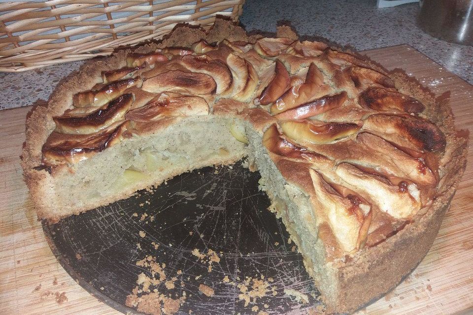 Apfel - Marzipankuchen